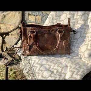 👜❤️EUC Frye Melissa Satchel In Dark Brown❤️👜